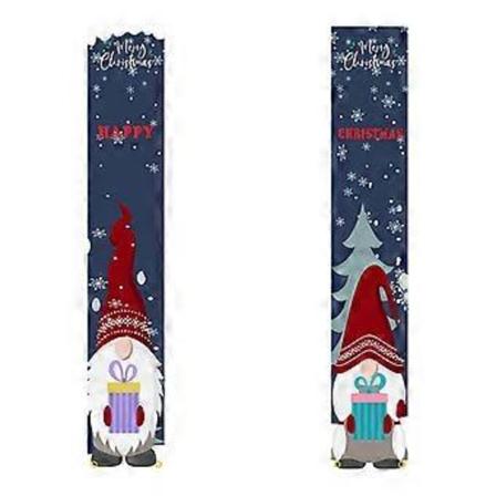 Julebanner - Julepynt til verandaen - Uteoppheng/Innendørs julepynt