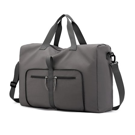 Sports Gym Bag For 32L Sammenleggbar Reisebag Vanntett Bag For Weekend Overnatting Sykehus (Grå)