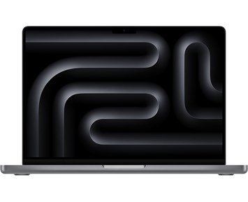 Apple 14-inch MacBook Pro - M3 chip 8‐core CPU 10‐core GPU, 8GB RAM, 1TB SSD - Space Grey - MacBook Pro 14′′. Superladdad med M3.