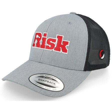 Risk - Grå trucker Caps - Risk Heater Grey/Black Trucker @ Hatstore