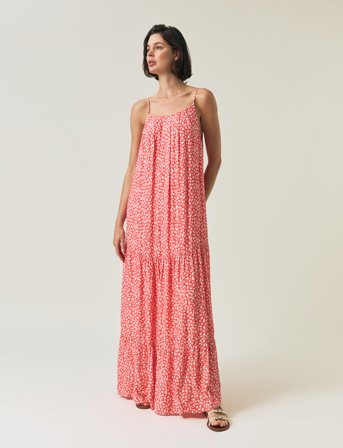 Lexington Clothing Printed Sun Dress - Pink - XL