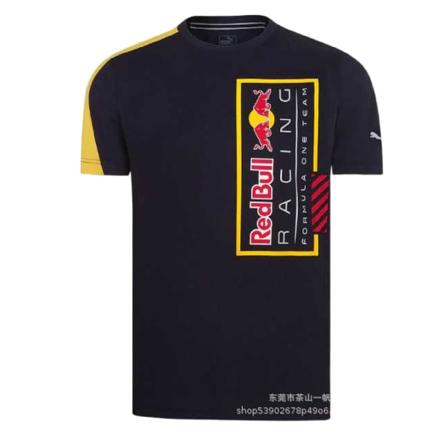 2023 sommar F1 racing kostym stilig kortärmad T-shirt för män L