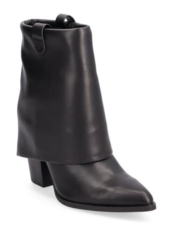 Lark Bootie Shoes Boots Ankle Boots Ankle Boot - Heel Svart Steve Madden*Betinget Tilbud