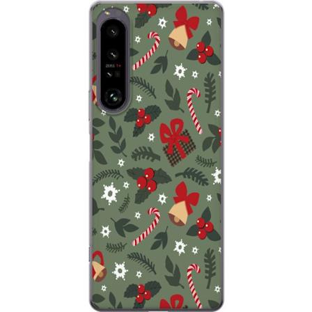 Sony Xperia 1 IV L pin kyv kuori Hauskaa joulukuviota