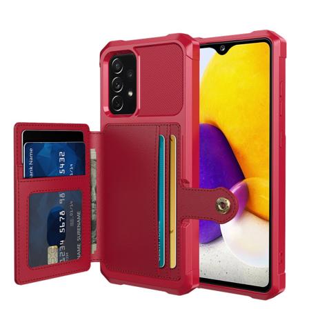 TG Praktisk & Holdbar Deksel med Kortlomme - Samsung Galaxy A53 5G Rød