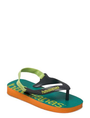Logomania Shoes Summer Shoes Flip Flops Vihreä Havaianas