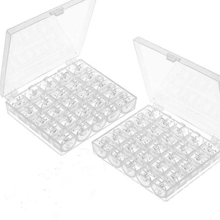 Sytrådsrullar med förvaringslåda, 50 stycken