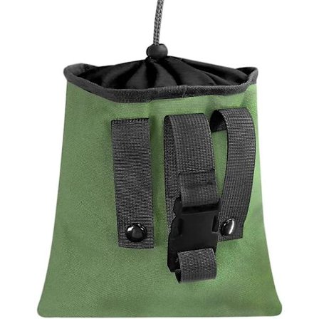 Fruktplukkingspose Sammenleggbar Bushcraft-pose Lerret med snøring Lerret Plukkepose (grønn)