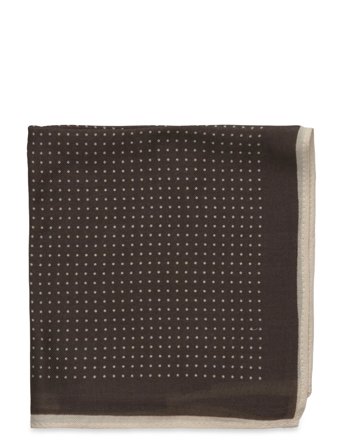 Hankie With Dots Brown Lindbergh Black