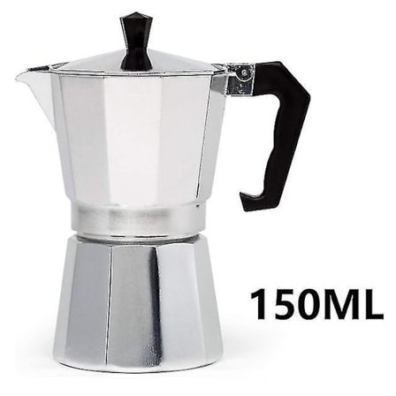 Kaffekanna i aluminium 100 ml Cafeteira Expresso Percolator Praktisk Moka Kaffekanna