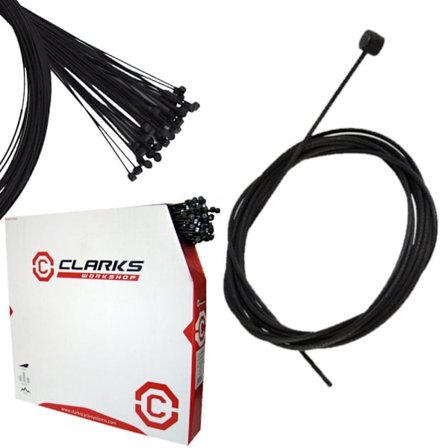 CLARKS Jarrukaapeli 1,5 x 2000 mm Teflon, Musta