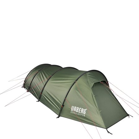 Urberg 4-person Trekking Tunnel tent G5 tunnel tents Green OneSize