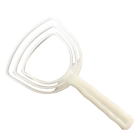 4-delad köttskrapa ben dammskrapa ben skrapa vit po