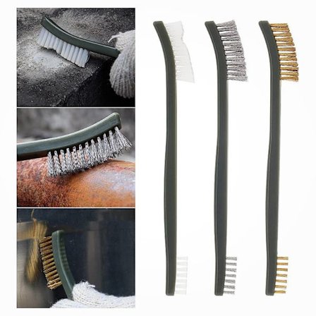 Mini-lankkaharjasarja, ruoste ja maali metallille, hitsauskuonan puhdistus