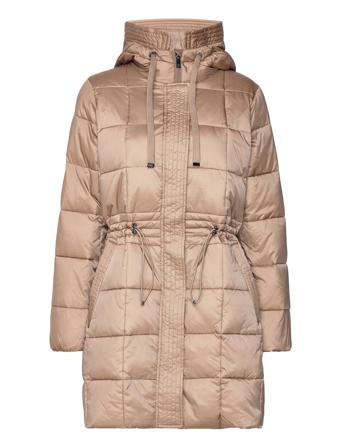 Coats Woven Topattu Pitkä Takki Beige Esprit Collection