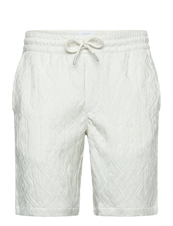 Lindbergh Textured Shorts - White - L