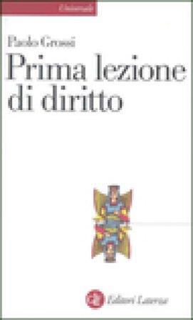 Prima lezione di diritto Paolo Grossi