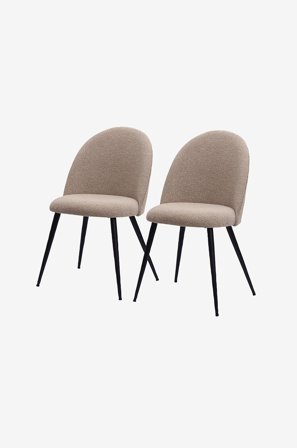 Homeroom Collection - Thorsten 2-pack matstol - Natur - Stolar - Från Homeroom