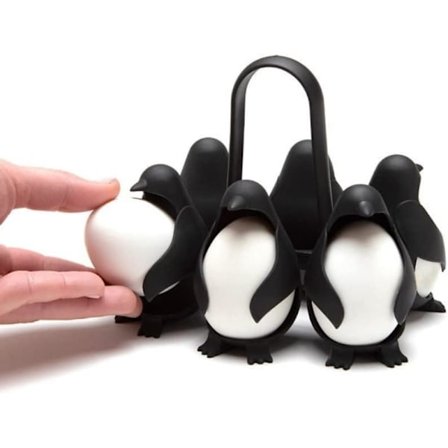 1 stk Kjøkkenutstyr Pingvin Eggkoker Egg Oppbevaring Organizer
