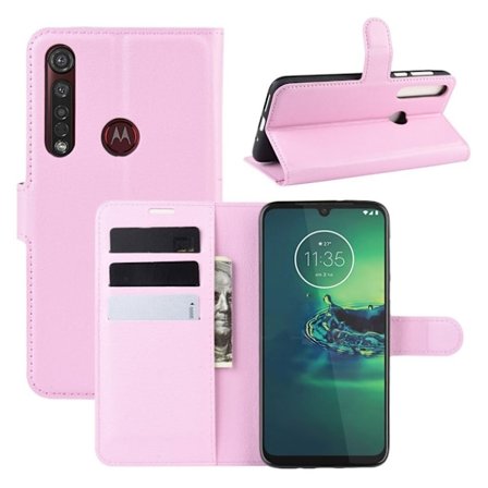 Classic Motorola Moto G8 Plus fodral - Rosa