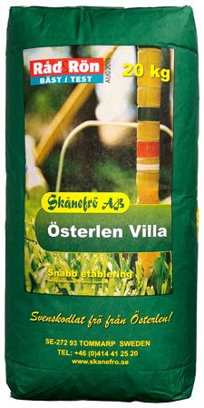 Skånefrö Österlen Villa Gräsfrö 20 kg, Odling