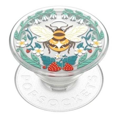 Popsockets PlantCore Grip Bee Boho-telefonholder og -stativ
