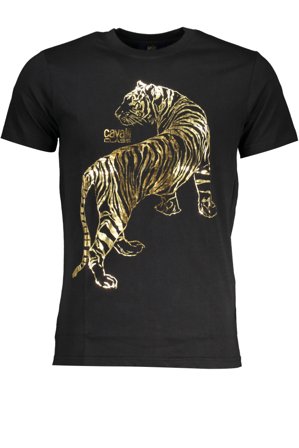 Cavalli Class T-shirt Maniche Corte Uomo Nero