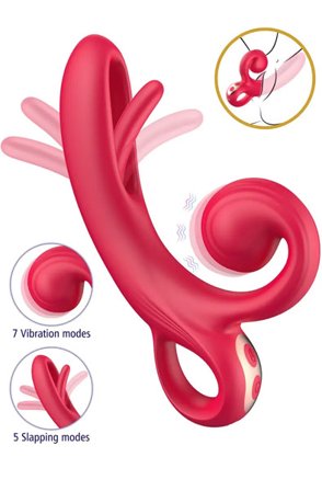 Vibrator With Tongue & Clitoral Stimulation - Woome.pl