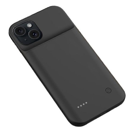 15 Pro Max Portabel Powerbank 6800mAh med Förlängt Laddningsfodral och Telefonskal