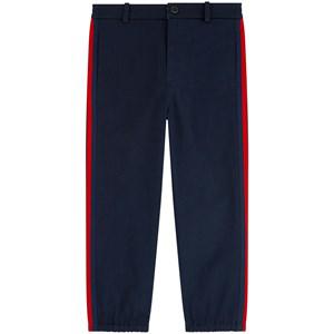 Kids - Gucci Mini me Straight cut pants - Bande Web - Bottoms - 4 years - Blue