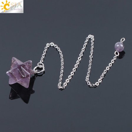 Merkabah Penduler Quartz Pendul AMETYST AMETYST Ametyst