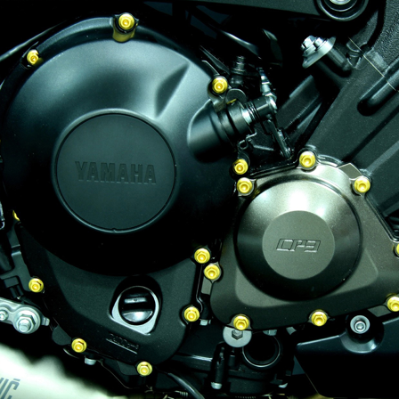 Motorbolzensatz Valter Moto Gelb - Yamaha MT-09 2017-2020