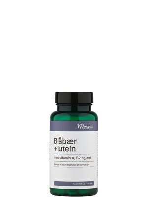 Mezina Blåbær og Lutein 90 stk, Helse & Madvarer, Madvarer, Øvrige Fødevarer