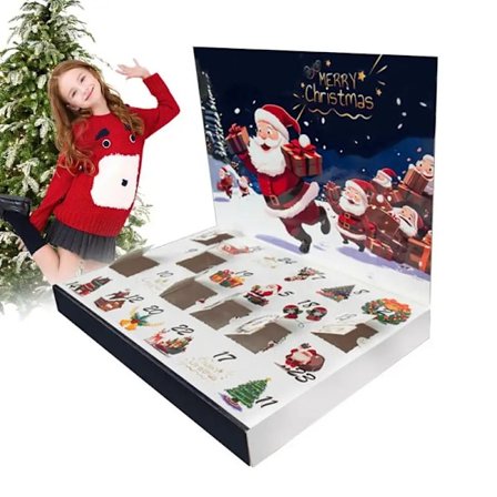 Fyllbara Jul Advent Kalender Lådor