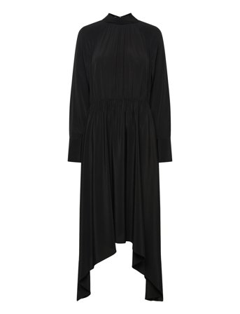 Filippa K Tie Neck Scarf Dress - Black - 36