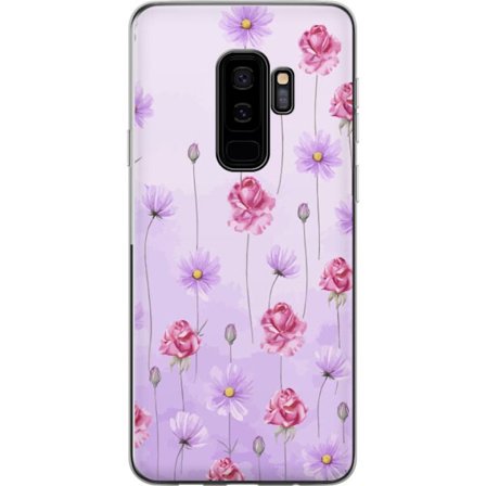 Kompatibel Mobilcover til Samsung Galaxy S9+ Petal Reverie Lilac Mist