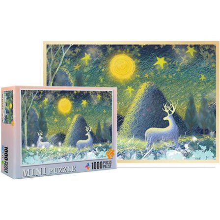 Mini 1000-dels Pusselbild Pusselpapper Monteringspussel Leksaker för Vuxna Barn Barn Spel Pedagogiska Leksaker