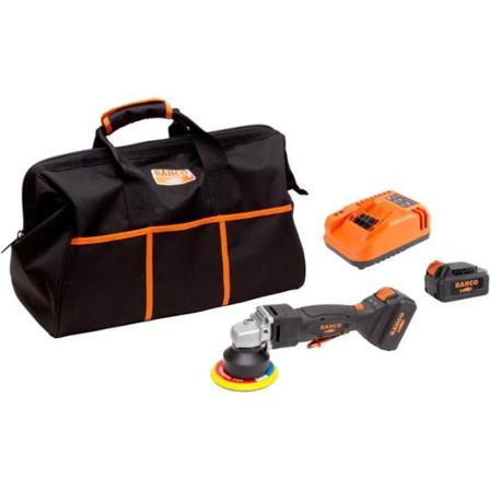 Bahco BCL33AP1K1 Vinkelpolermaskin med batteri og lader, Maskiner