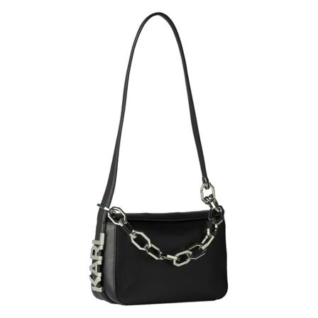 Karl Lagerfeld, K/Letters Shoulder Bag Zwart, Dames, Maat:ONE Size