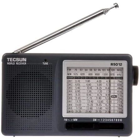 R-9012 Bærbar Digital Kortbølge Radio Am/fm/sw(1-10) 12 Bånds Mottaker (uk-9012)