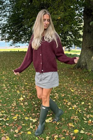 IdaIC Cardigan Bordeaux S/M