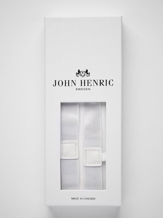 John Henric Men's Weißer Hemdhalter Size Onesize