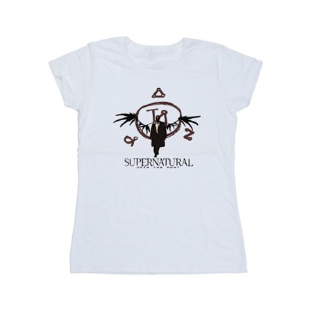 Supernatural Dam/Dam Logo Wings T-Shirt L Vit