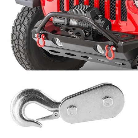 2 tonnin talja, vaijerinostin, nostokoukku UTV ATV -mönkijälle, motocrossille