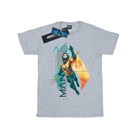 DC Comics Boys Aquaman Tropical Icon T-Shirt 12-13 år Sport