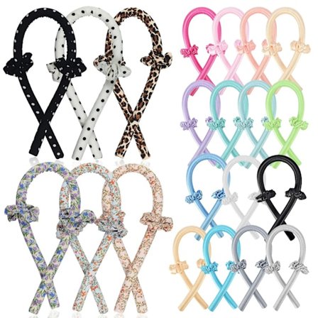 Heatless Curling Rod Headband No Heat Lazy Hair Curlers Ribbon Slik Satin Rollers Soft Curl Bar Wave Formers Hair Styling Tools