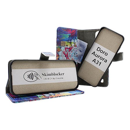 Skimblocker Doro Aurora A31 Magnet Plånboksfodral Design
