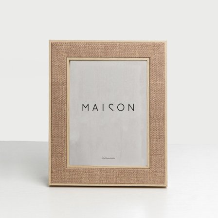 Lino MDF -valokuvakehys, 20,6x25,6 cm, tummanbeige lasi