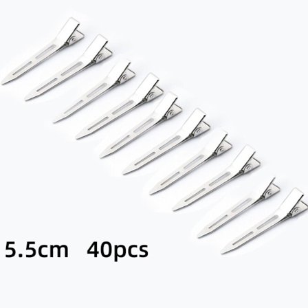 40STK Hårklemmer Duck Bill Hårnål 5,5CM 5,5CM