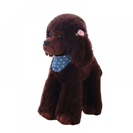 Gosedjur Hund, Plysch Valp Realistisk Söta Leksak Hund Present Present till Flickor Pojkar Barn Födelsedag Sängdags Festgåvor (L)